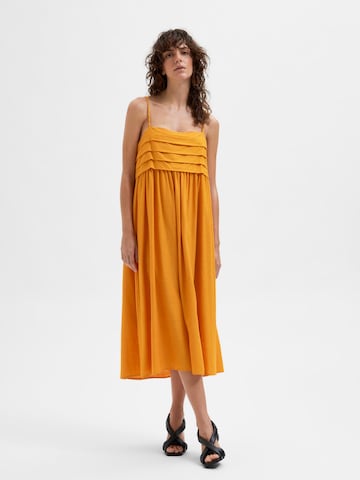 SELECTED FEMME Dress 'Giulia' in Orange