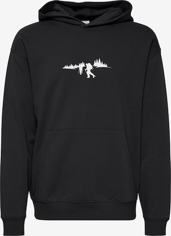 !Solid Sweatshirt 'Halmus' in Black: front