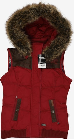 khujo Weste M in Rot: Vorderseite