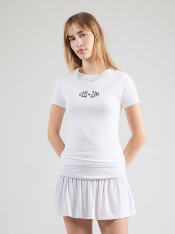 GUESS JEANS Shirt in Wit: voorkant