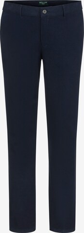 Coupe slim Pantalon chino Boston Park en bleu : devant