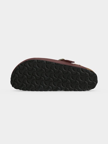 BIRKENSTOCK Papucs 'Boston Rivet' - piros