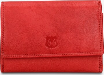 Portamonete 'Vera' di Route 66 in rosso: frontale