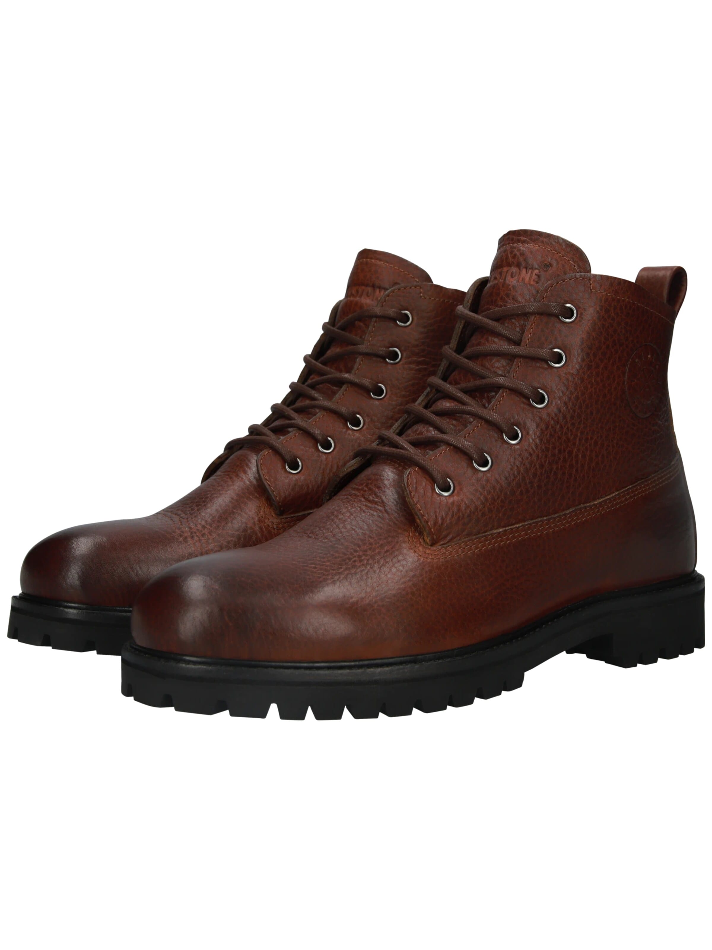 Boots stringati 'Rock Hardy OM62' di BLACKSTONE in marrone