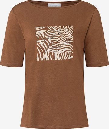 MORE & MORE T-Shirt in Braun: Vorderseite