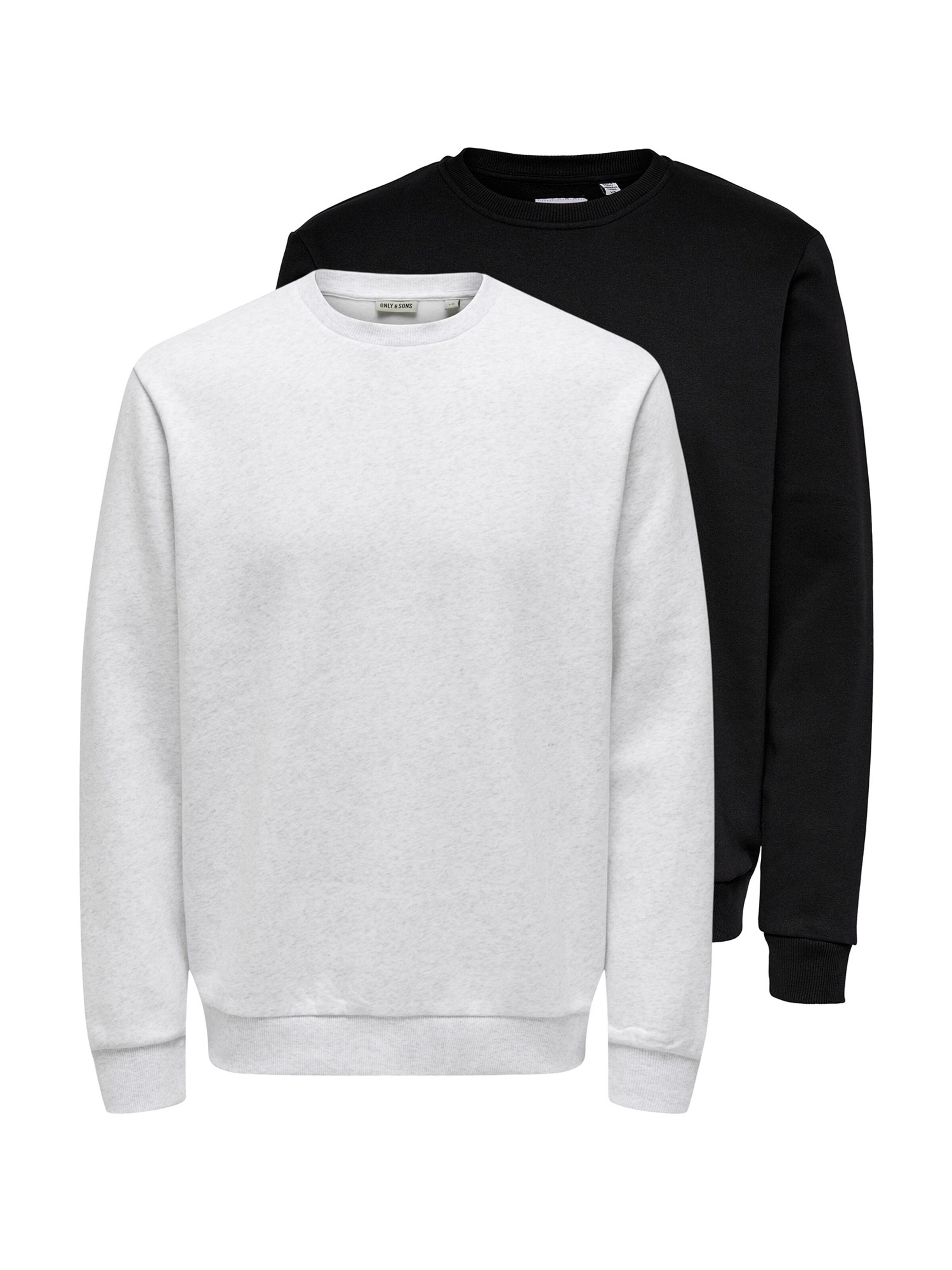 Only & Sons Sweatshirt 'Ceres' in Black: front