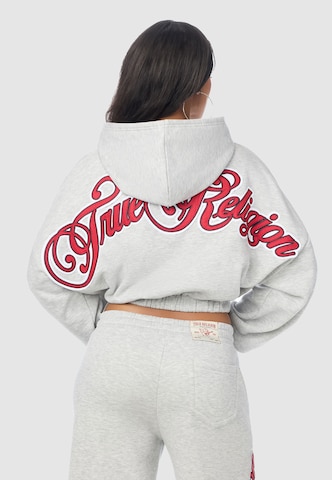 Veste de survêtement 'Applique' True Religion en gris : devant