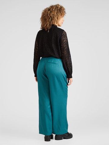 ONLY Carmakoma Wide leg Trousers 'Frey' in Green