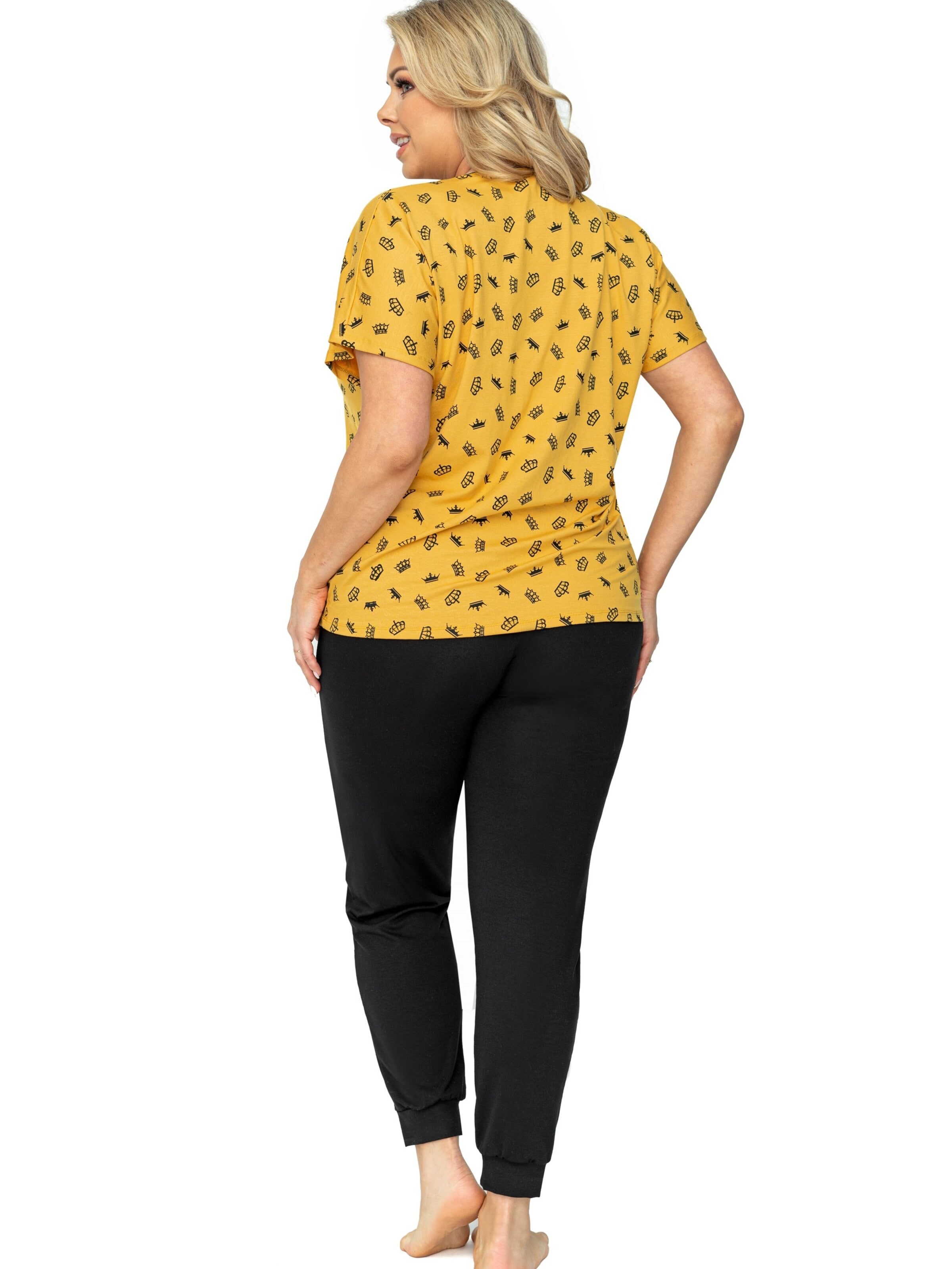 Donna Pyjamas 'Queen' i gul