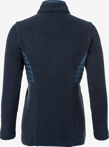 VAUDE Athletic Fleece Jacket 'Idris' in Blue