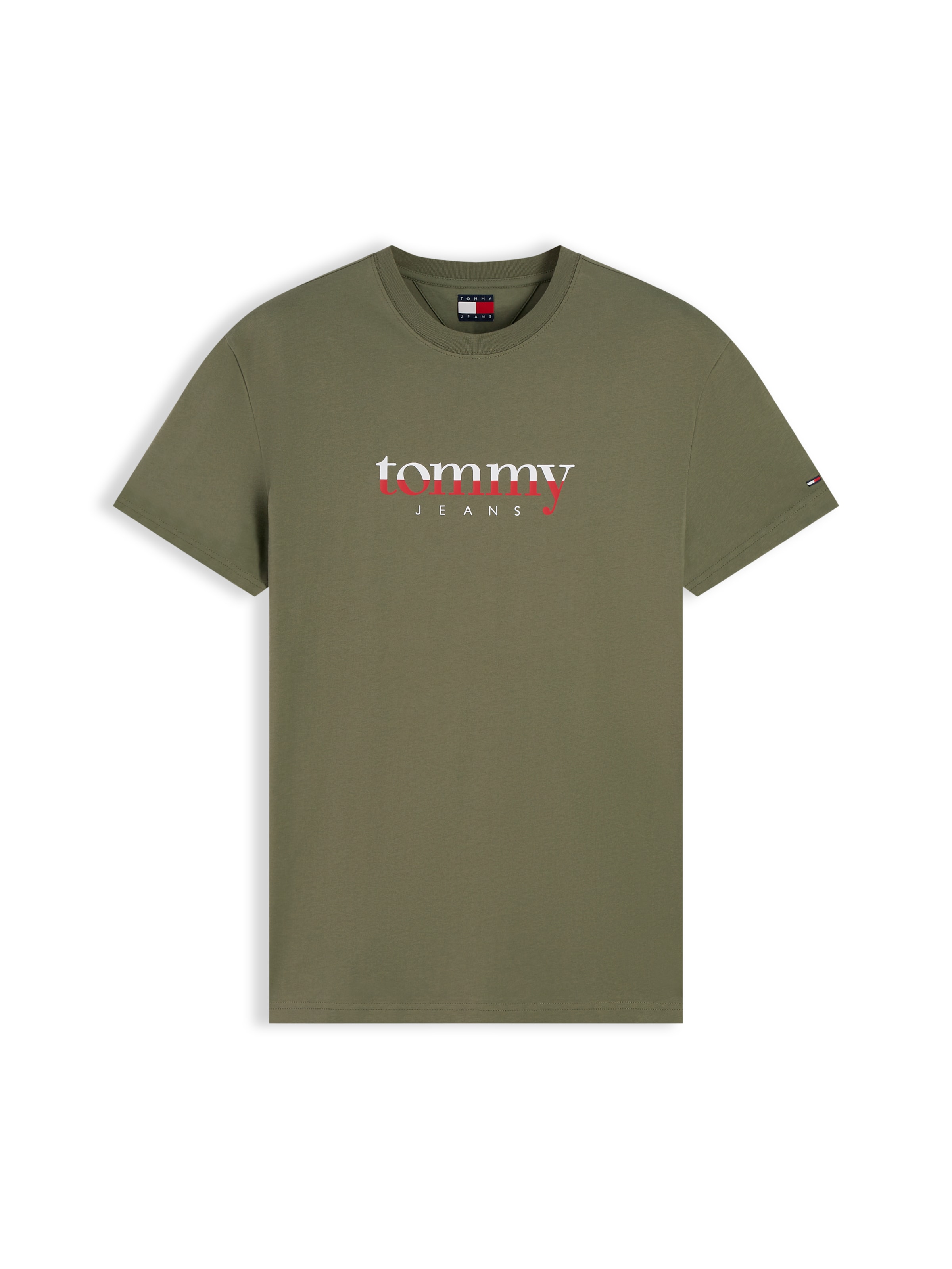 Tommy Jeans Футболка в Зеленый: спереди