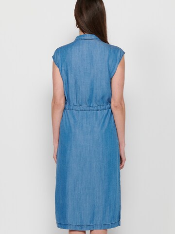 KOROSHI Shirt Dress in Blue