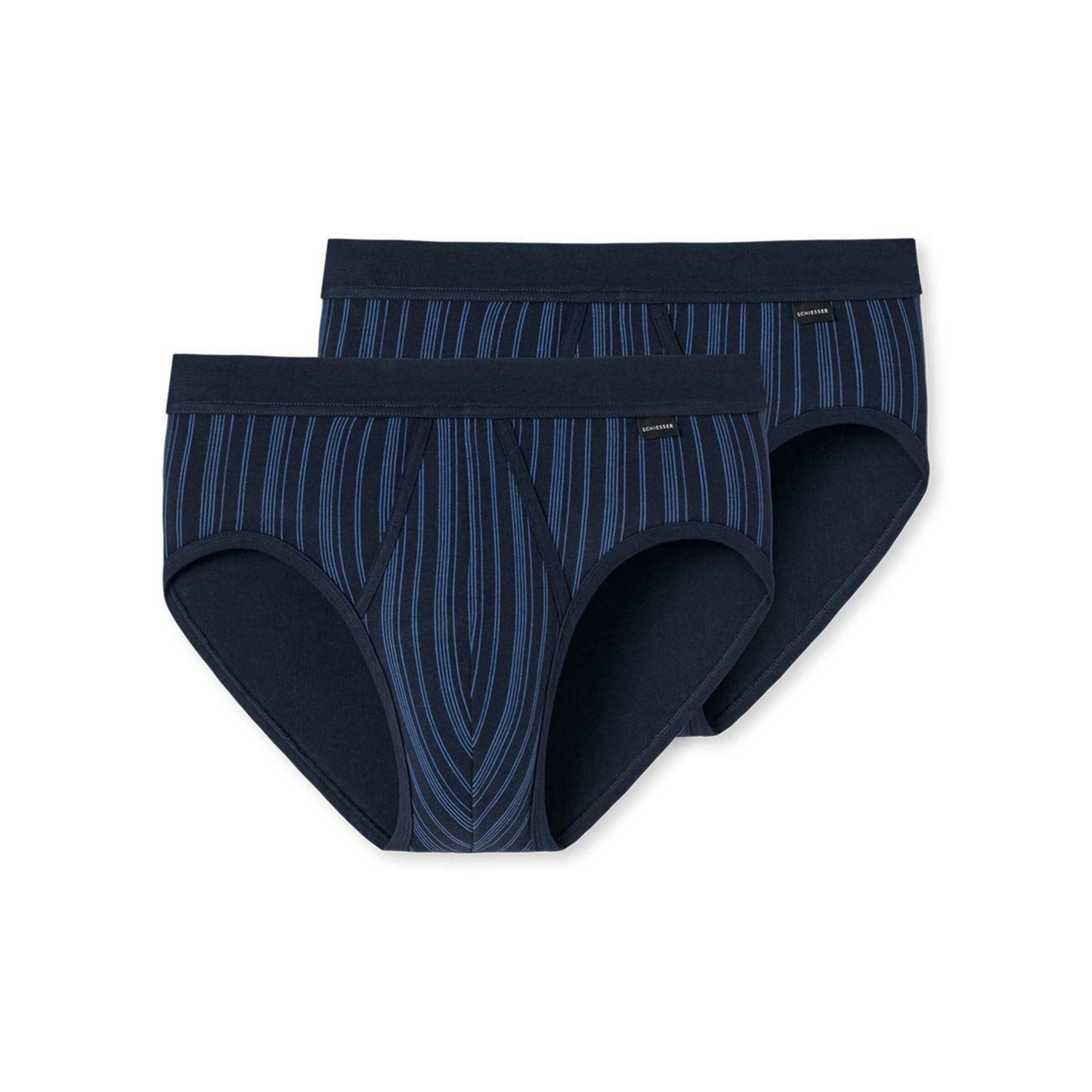 SCHIESSER Slip ' Original Classics ' in Blauw: voorkant