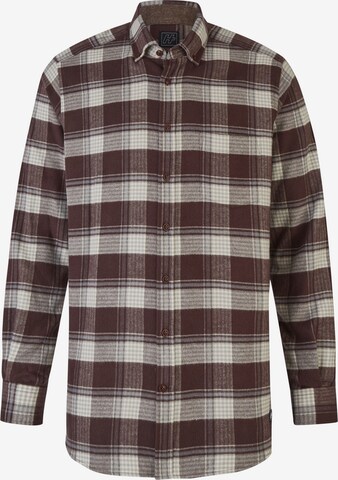 HECHTER PARIS Button Up Shirt in Red: front