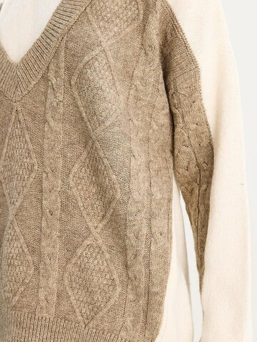 Pullover di Bianco Lucci in beige