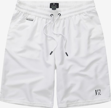 JAY-PI Regular Pants in White: front