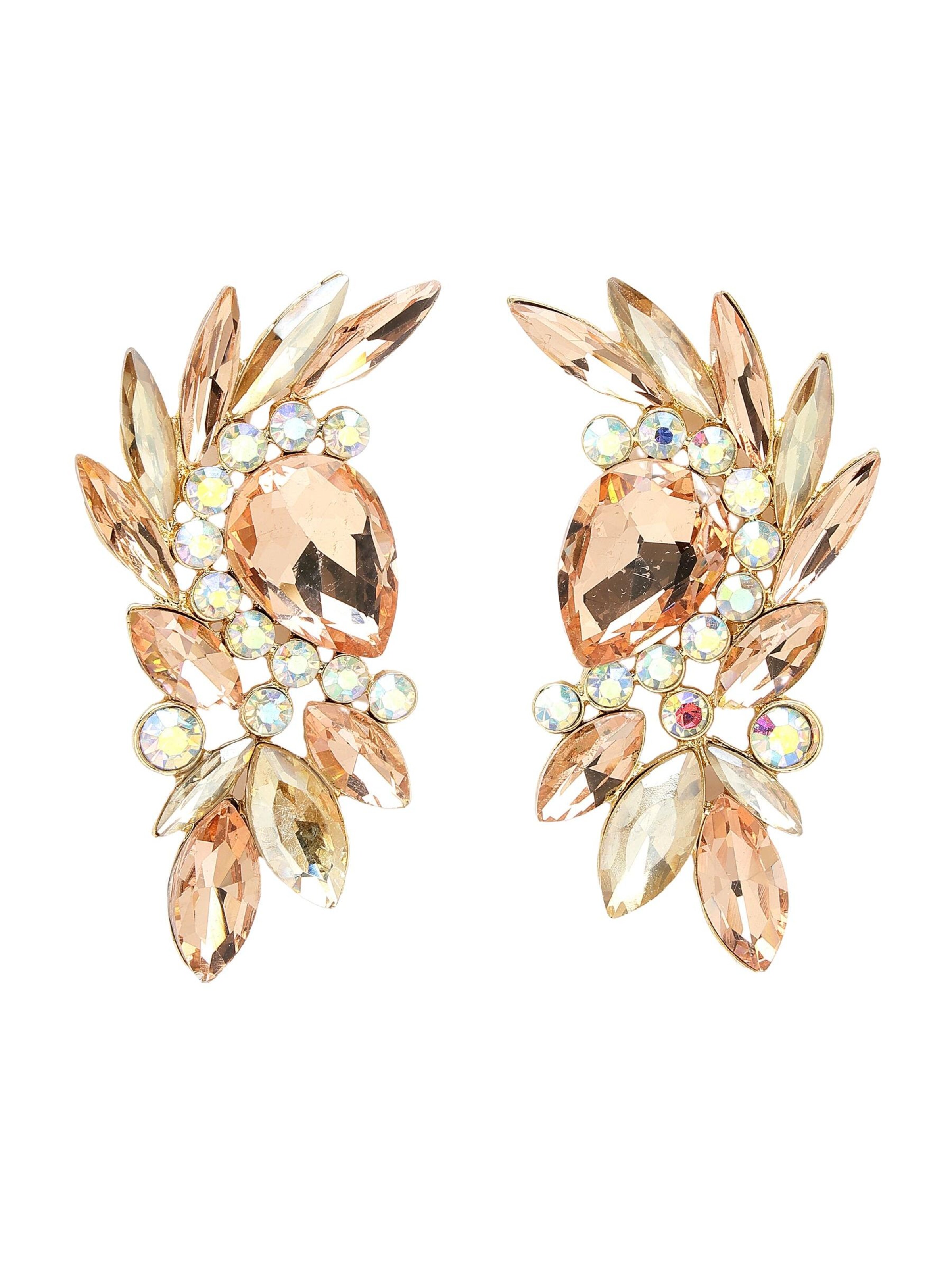 AVANT-GARDE PARIS - Pendientes 'Adriana' en naranja: frente