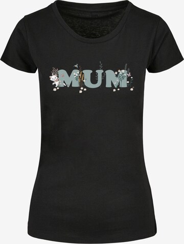 ABSOLUTE CULT Shirt 'Mother's Day - The Aristocats Mum' in Zwart: voorkant
