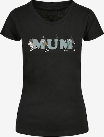 ABSOLUTE CULT Shirt 'Mother's Day - The Aristocats Mum' in Zwart: voorkant