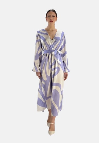 Elara Jurk in Lila: voorkant