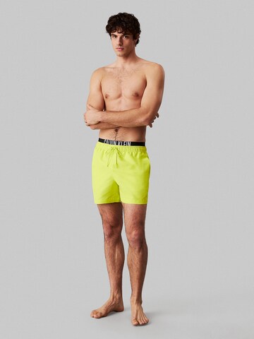 Calvin Klein Swimwear Swimming shorts 'Intense Power' in Yellow