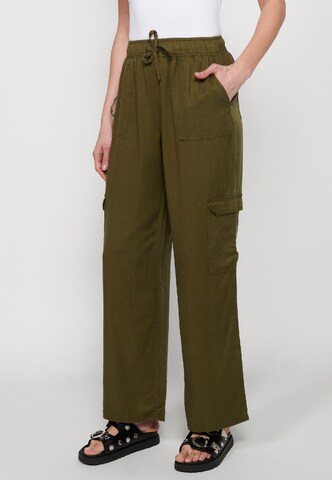 Regular Jeans cargo KOROSHI en vert