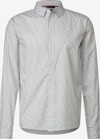 Street One MEN Button Up Shirt in Grey: front