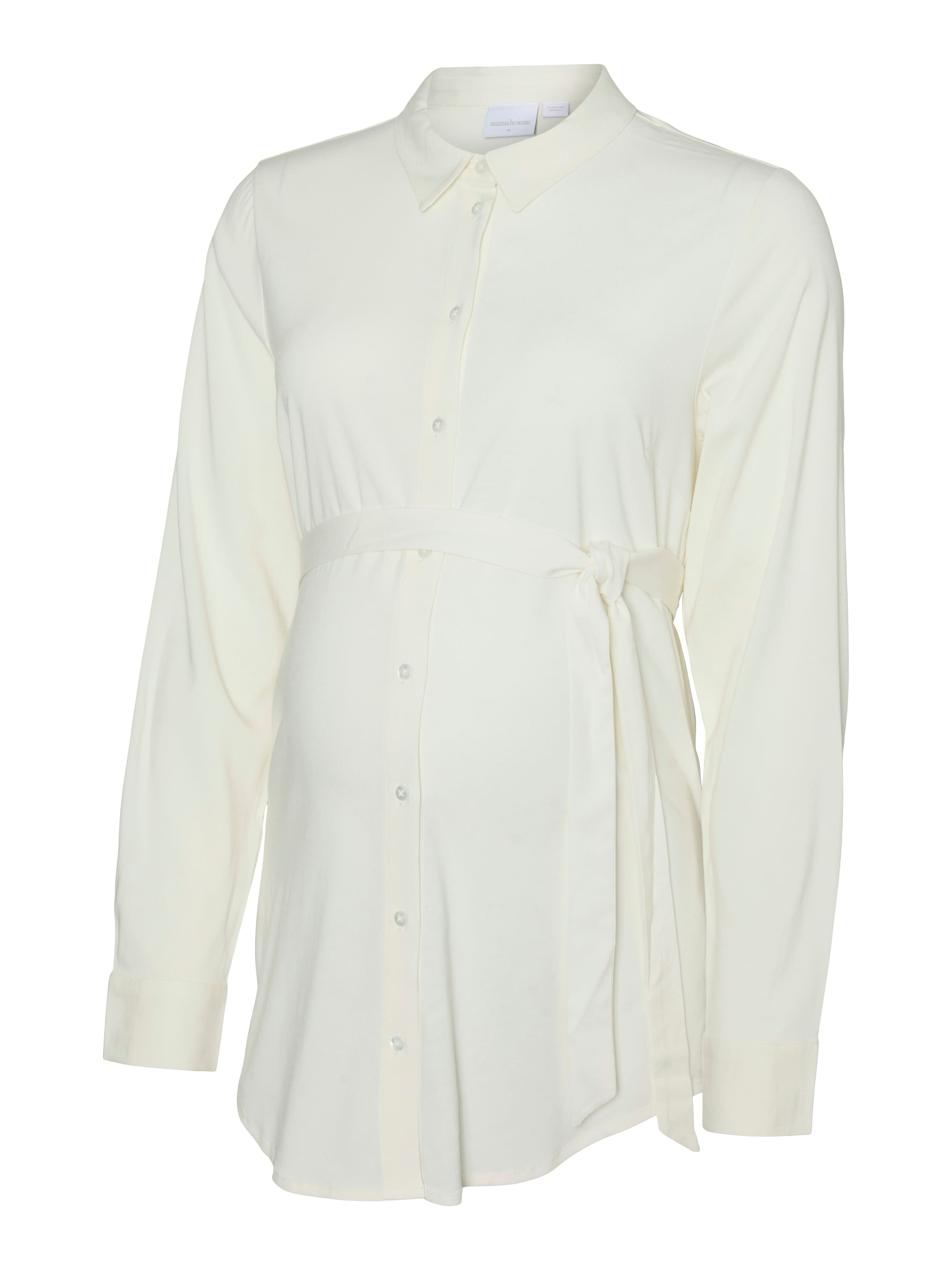 MAMALICIOUS Pusero 'MLELVA LIA' värissä valkoinen, Tuotenäkymä