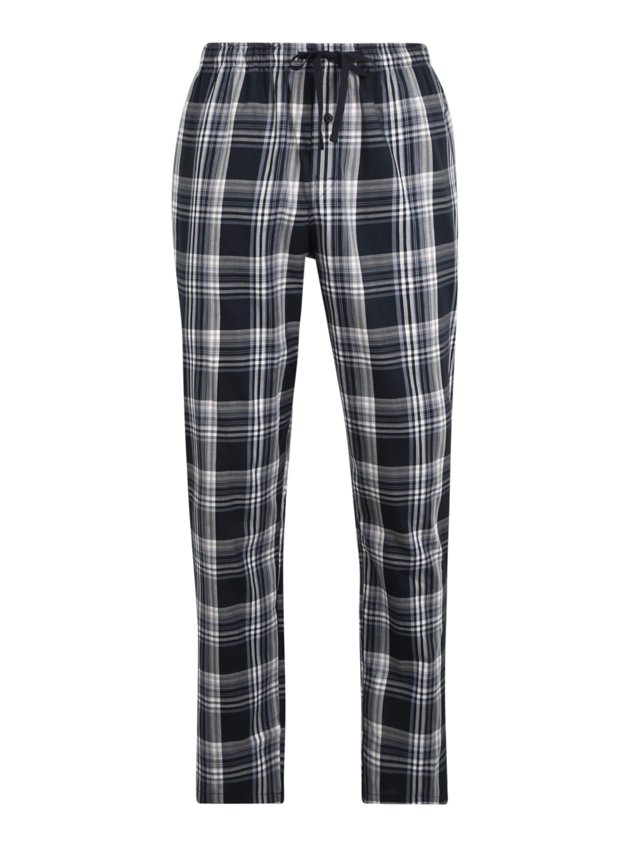 SCHIESSER Regular Pyjamahose in Blau: Vorderseite