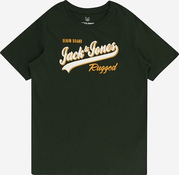 T-Shirt Jack & Jones Junior en vert : devant