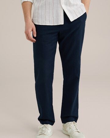 WE Fashion Tapered Byxa i blå: framsida