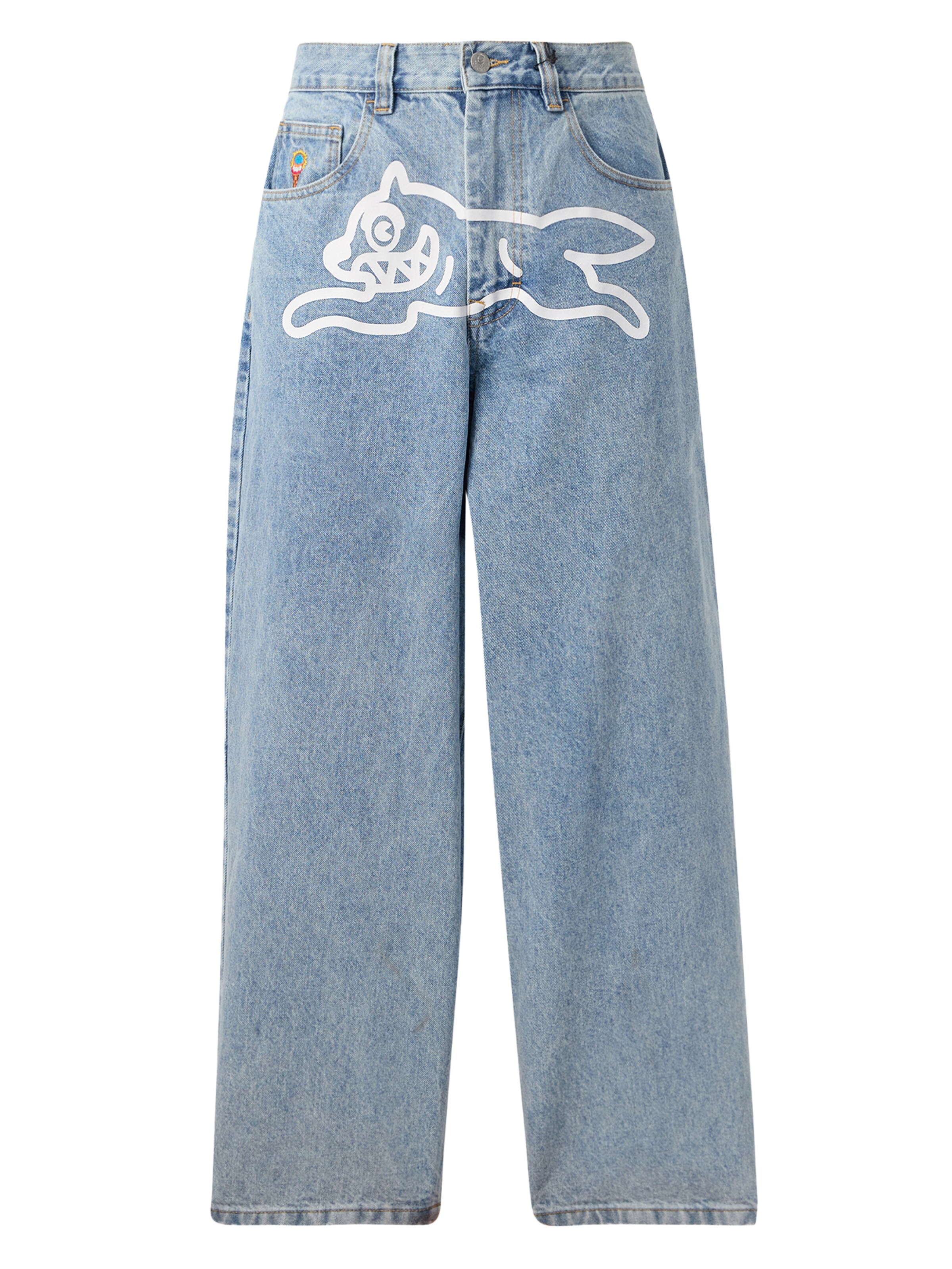 Billionaire Boys Club Teksapüksid, värv sinine: eest vaates