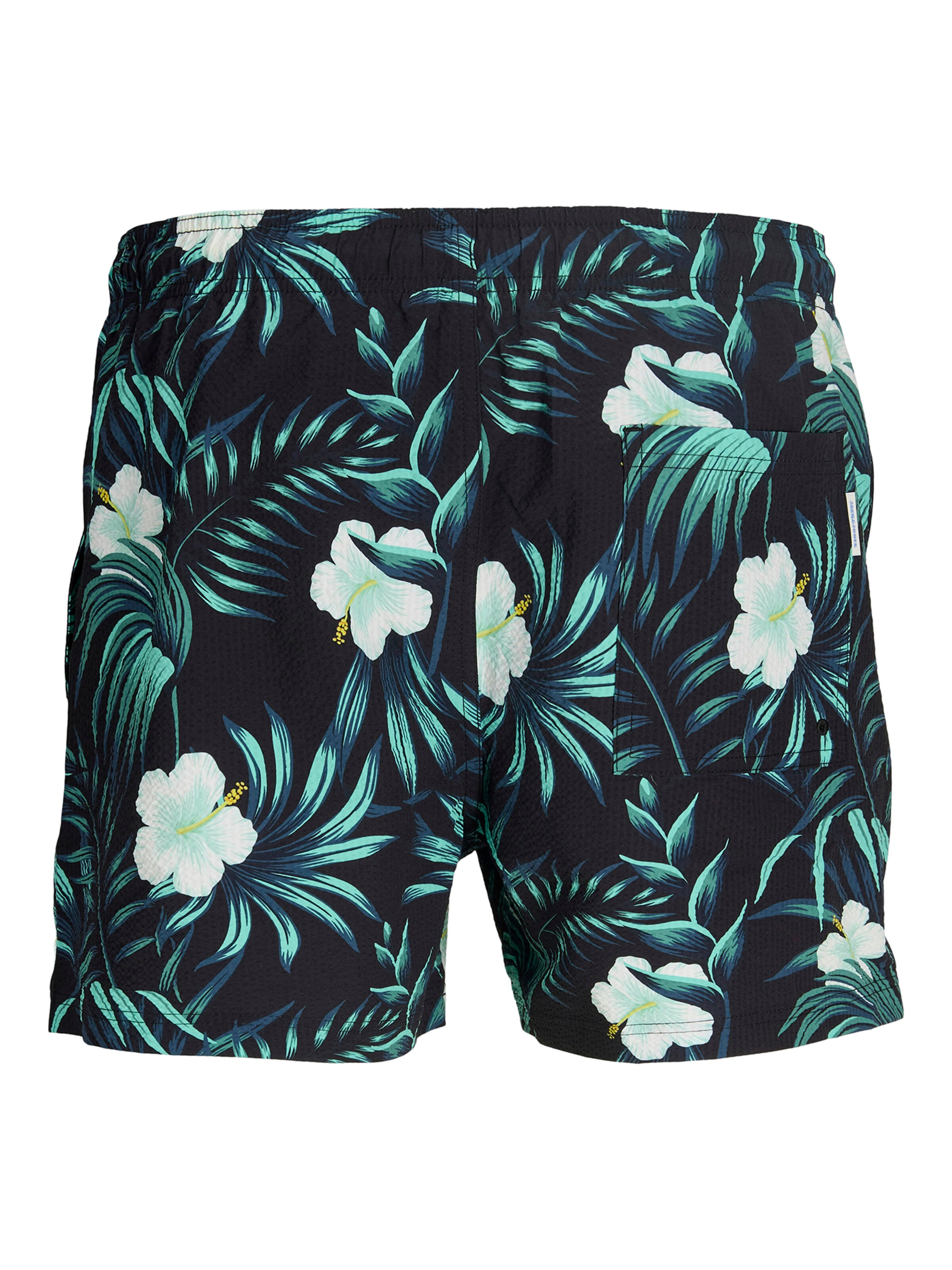 Shorts de bain 'JPSTMAUI FLOWER' JACK & JONES en noir