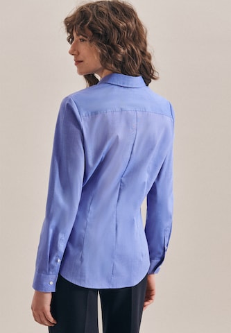 Camicia da donna 'Schwarze Rose' di SEIDENSTICKER in blu