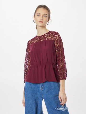 Camicia da donna 'Fiona' di ABOUT YOU in rosso: frontale