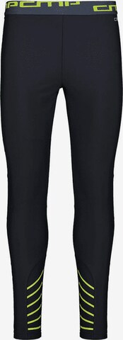 CMP Skinny Outdoor Pants in Black: front