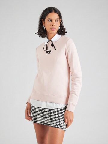 Karl Lagerfeld Sweatshirt in Pink: Vorderseite