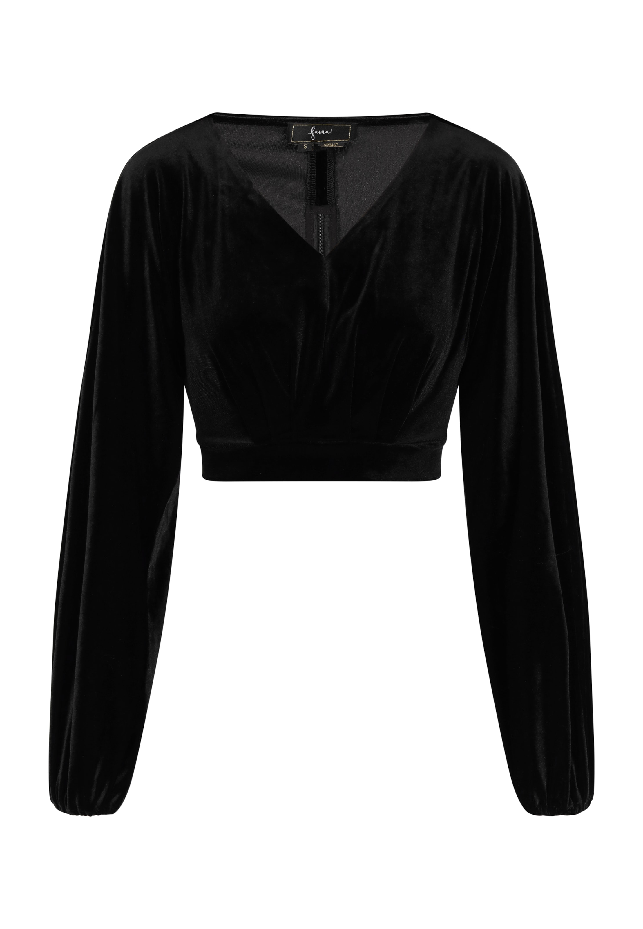 faina Blouse in Black: front
