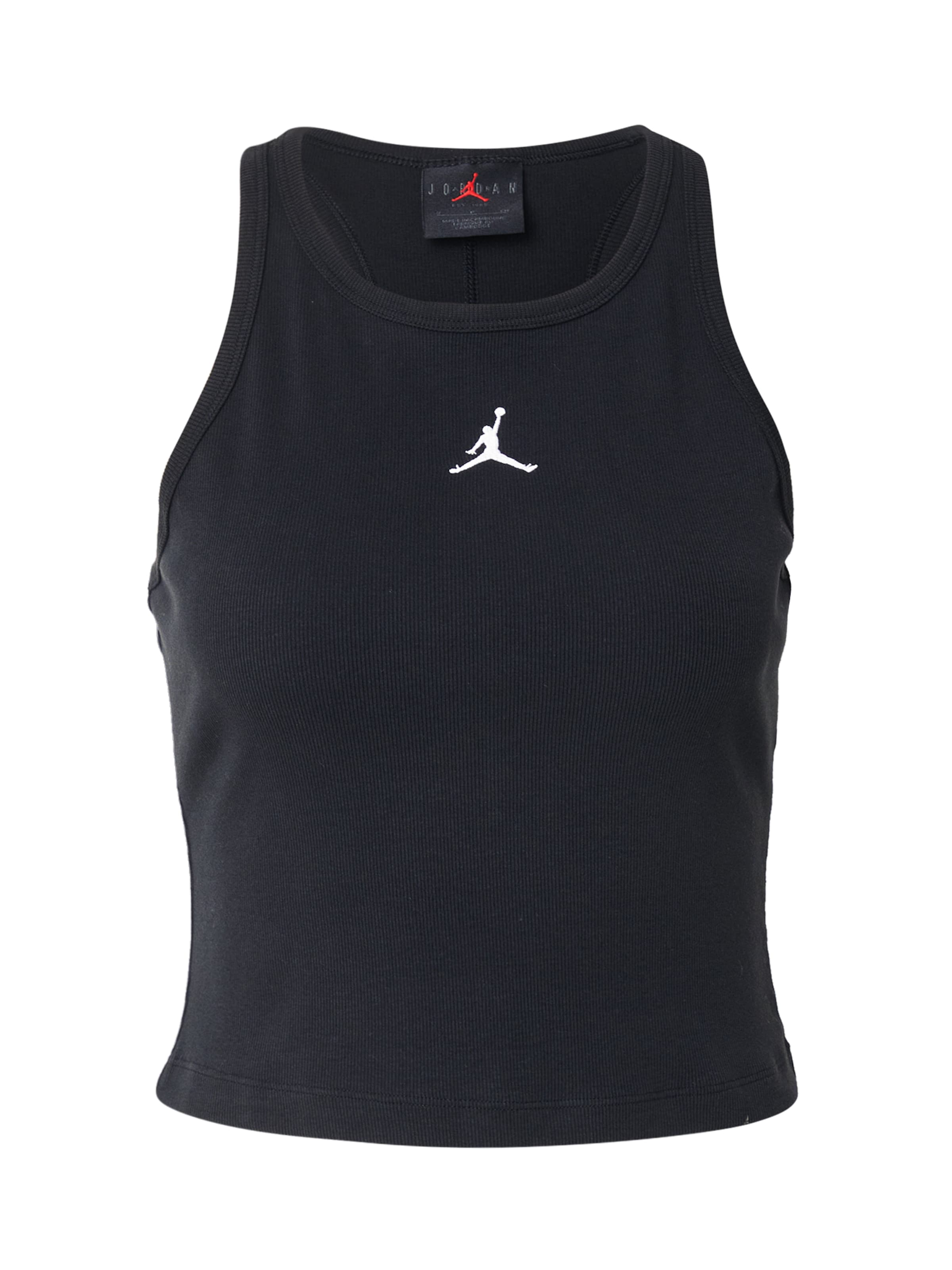 Jordan Funkcionalna majica 'Ess' | črna / bela barva, Prikaz izdelka