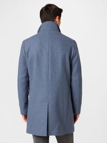 Matinique Regular fit Between-Seasons Coat 'Harvey' in Blue