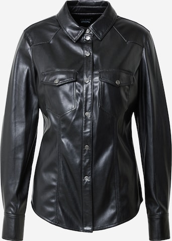 GUESS - Blusa 'Daisy' em preto: frente