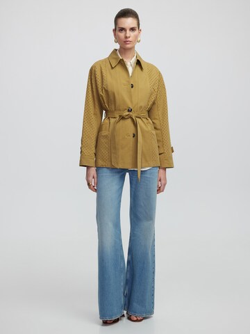 Ipekyol Between-seasons coat in Yellow