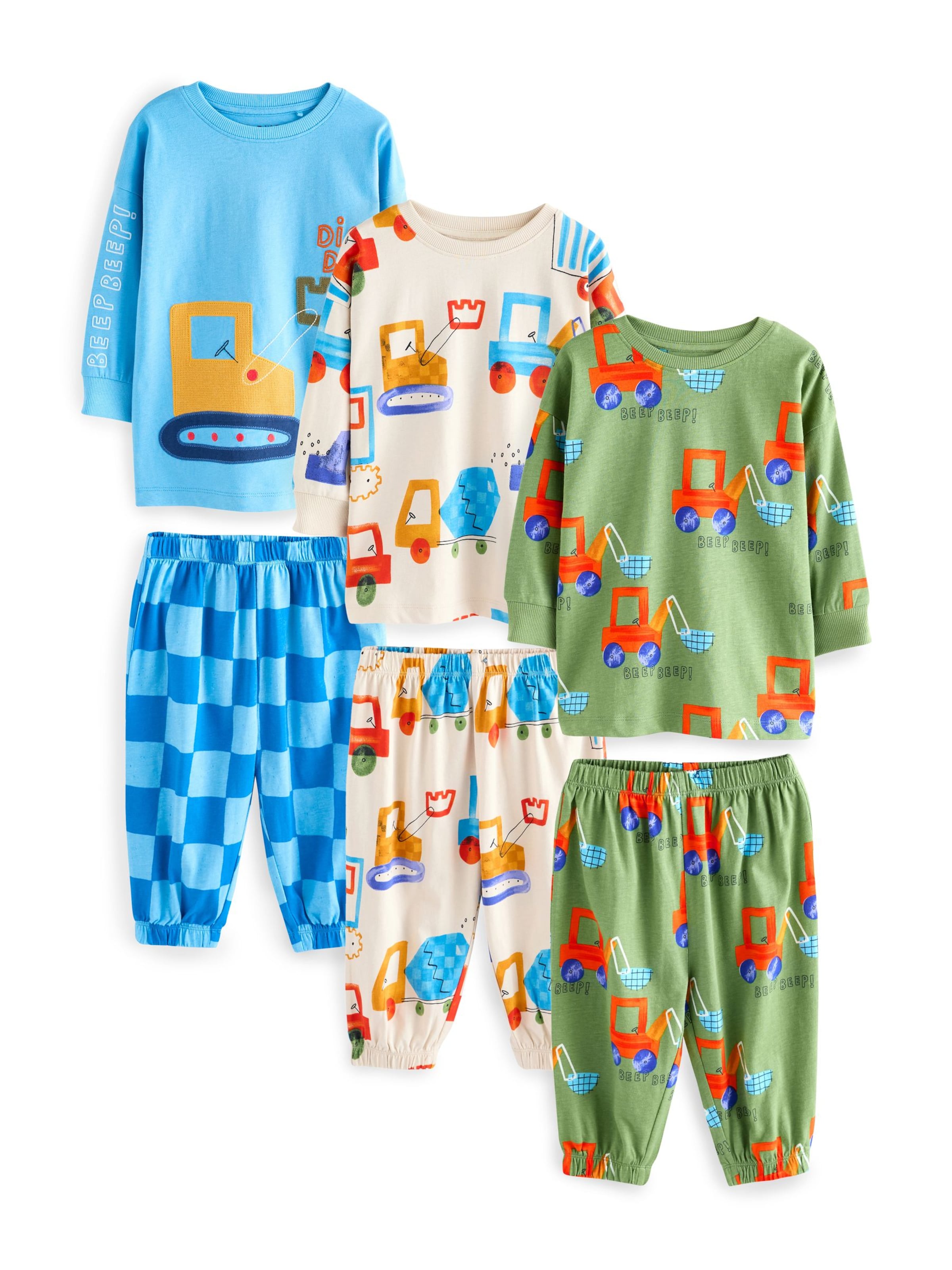Pyjama Next en beige : devant