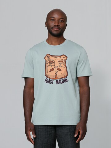 Watapparel Shirt ' Toast Malone ' in Groen: voorkant