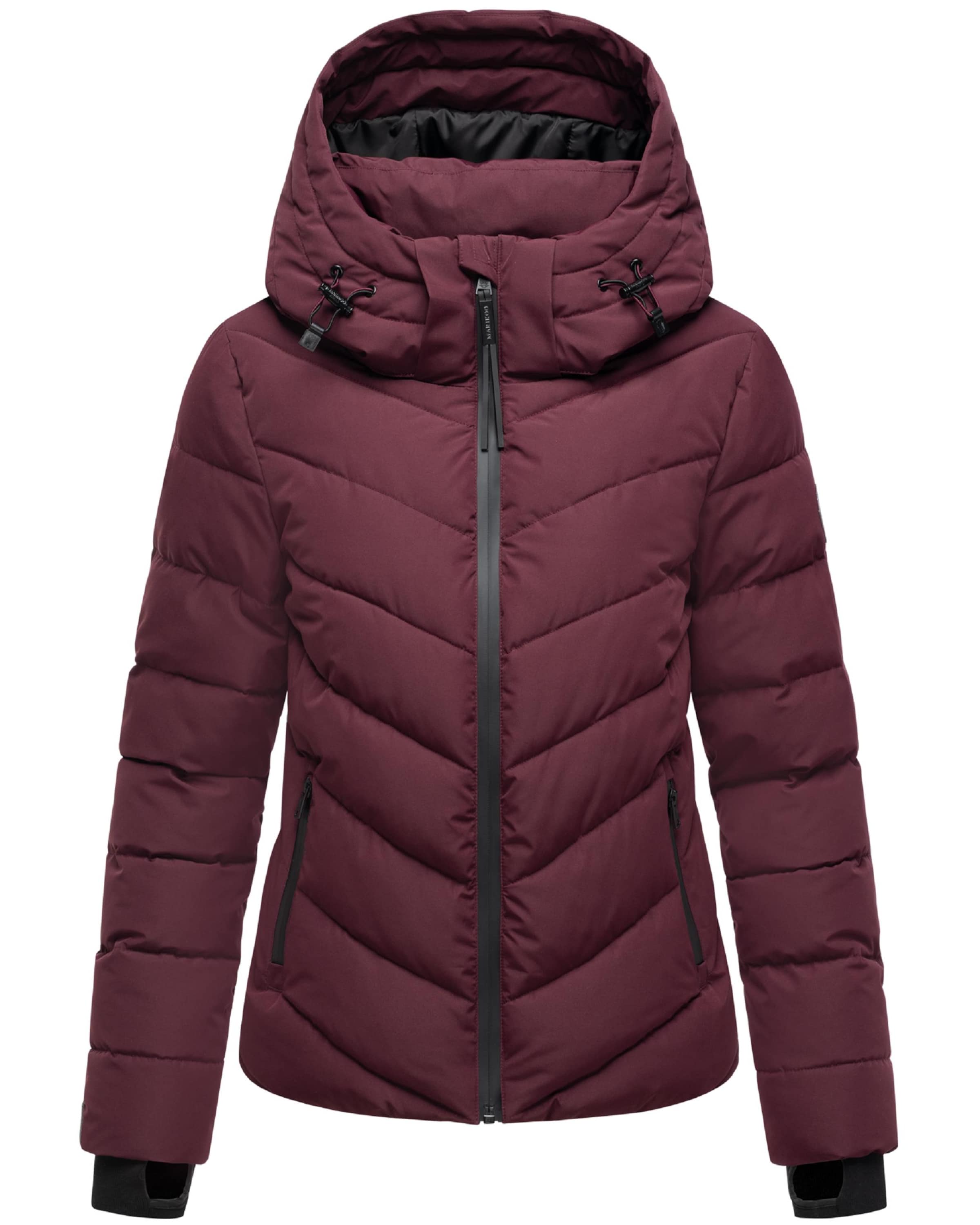 Veste d’hiver MARIKOO en rouge : devant