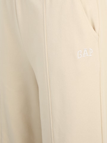 Gap Petite - Pierna ancha Pantalón en beige