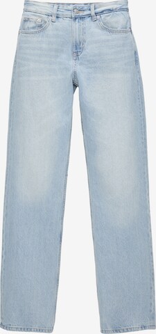 Wide Leg Jean Pull&Bear en bleu : devant