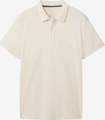 T-Shirt TOM TAILOR en beige : devant