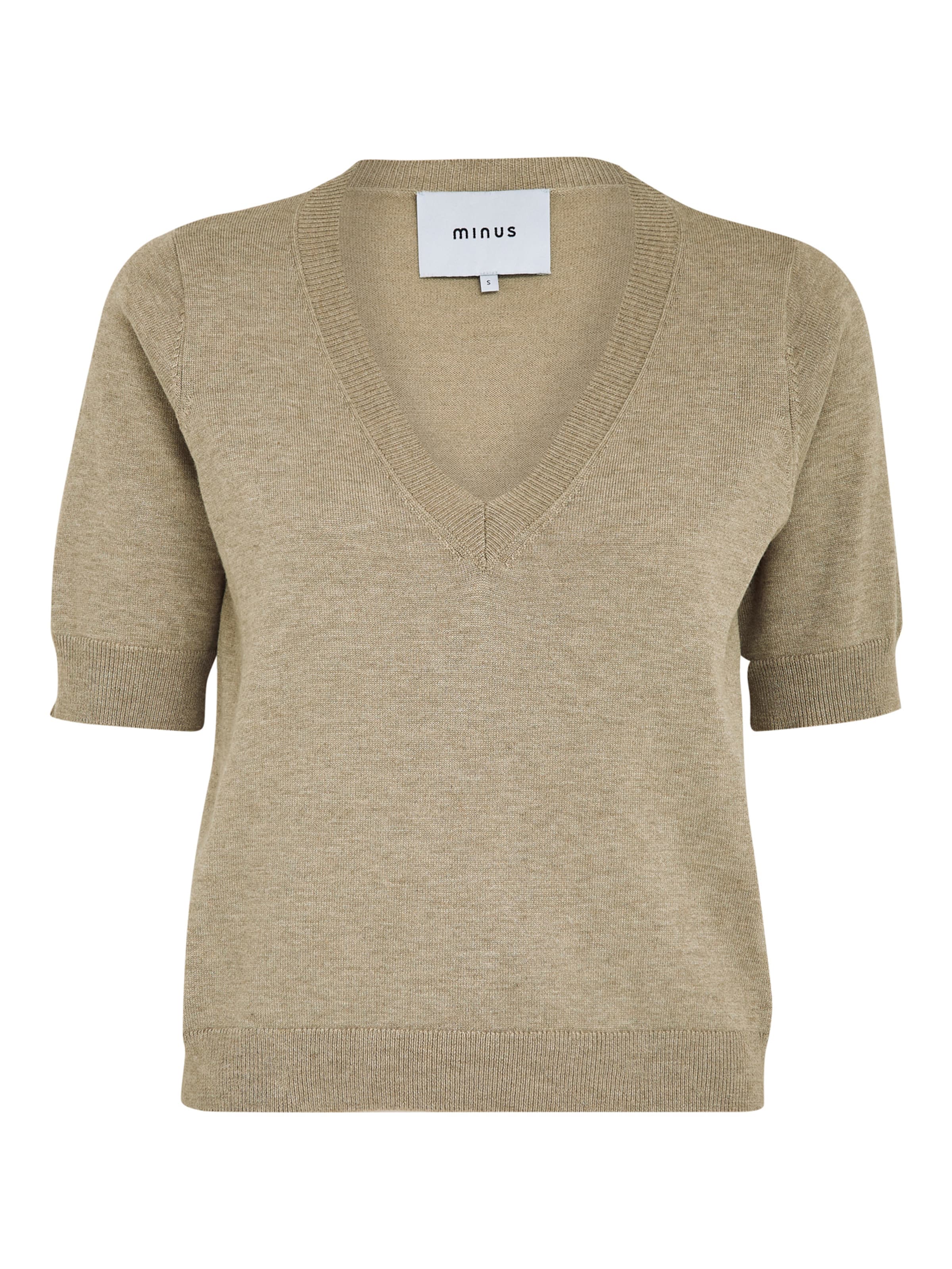 minus Pullover 'Milla' in Braun: Vorderseite