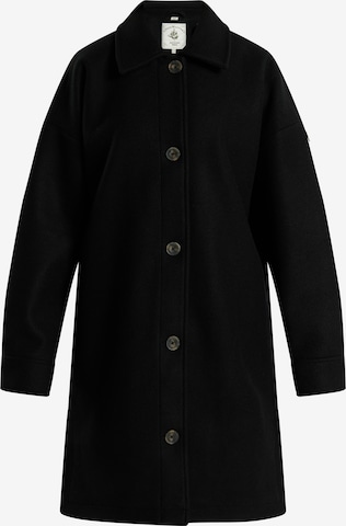 juoda DreiMaster Vintage Demisezoninis paltas 'Imane': priekis